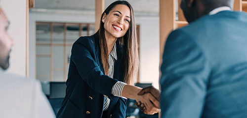 Listing advice hand shake