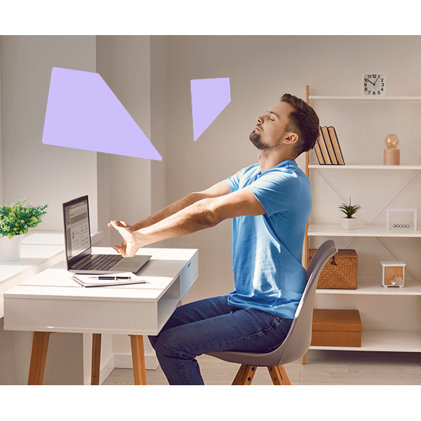 Don't skip regular breaks and exercise