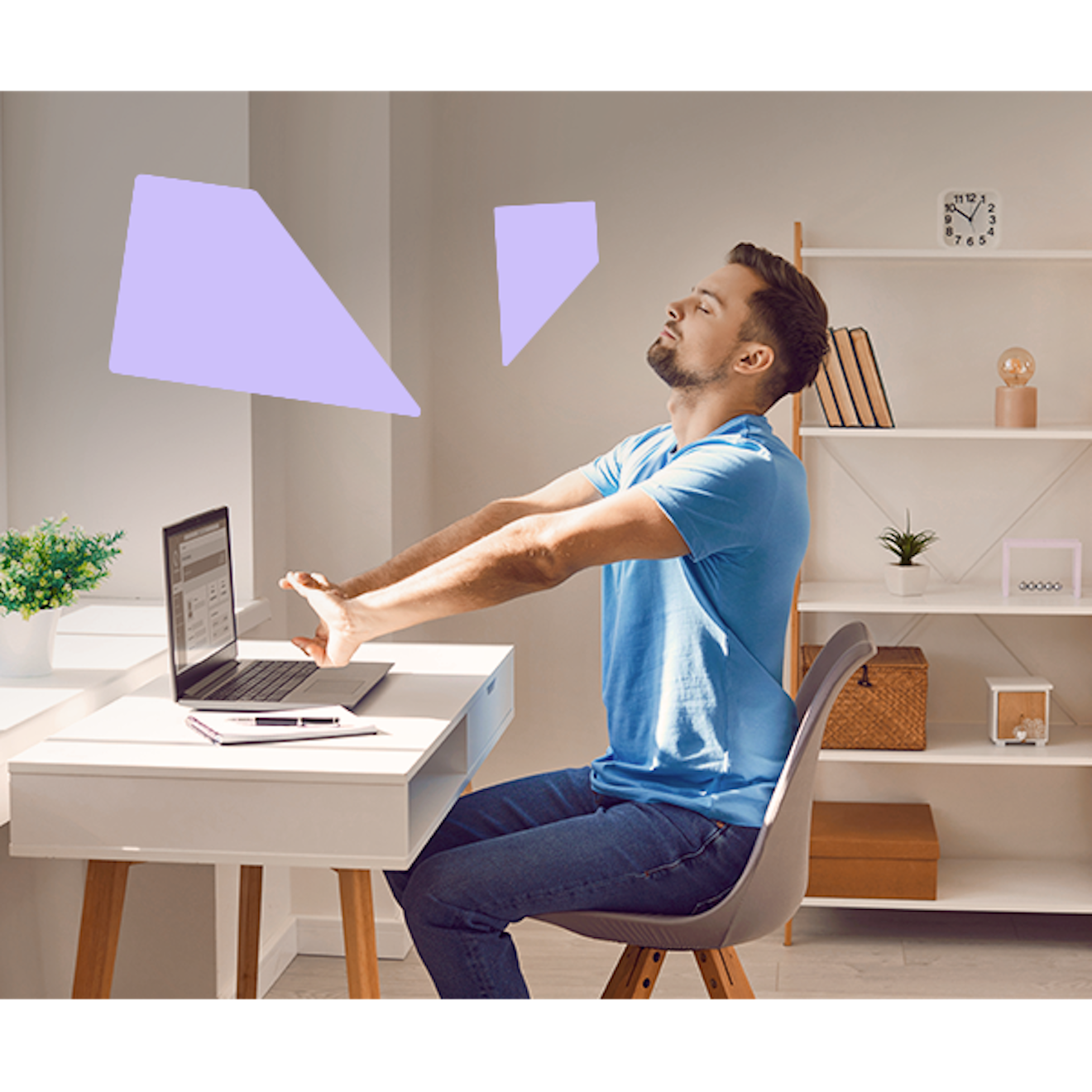 Don't skip regular breaks and exercise