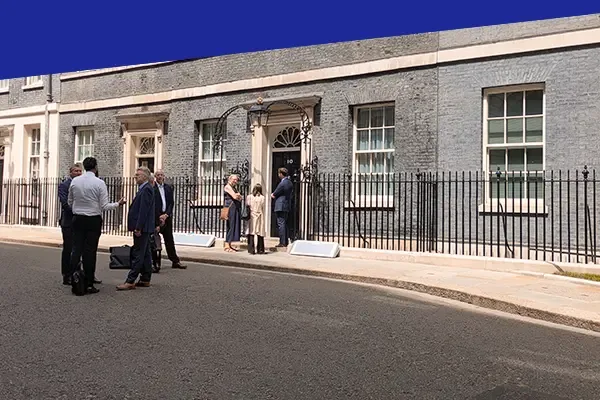 Vicks Rodwell joins the Small Business Minister at Downing Street to discuss youth self-employment