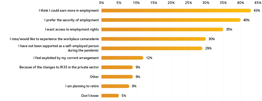 Graph04 Reasons for considering an alternative to self employed