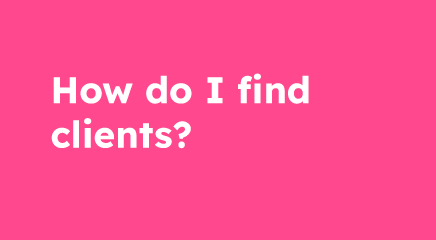 How do I find clients